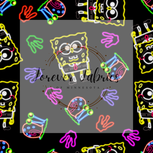 Neon Silly  Sponge    .   . (BH/ 22) | Preorder | Fabric By The Yard