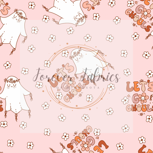 Let’s Go Ghouls  .   . .  (BH/ 23). | Preorder | Fabric By The Yard