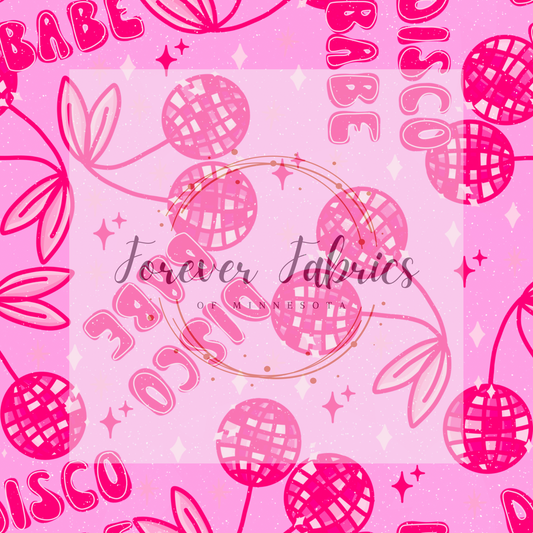 Disco Babe Pink.  . . . . (BH/ 24)| Preorder | Fabric By The Yard