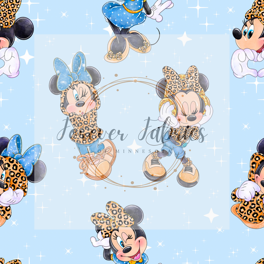 Leopard Mouse . . (BH/ 22) | Preorder | Fabric By The Yard
