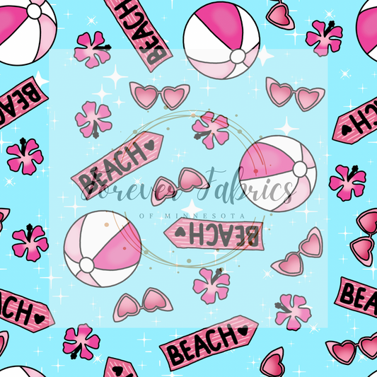 Beach Blue      (BH/ 23) | Preorder | Fabric By The Yard