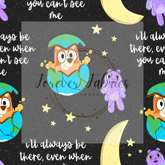 I’ll Always Be There Black  (BH/ 24)| Preorder | Fabric By The Yard