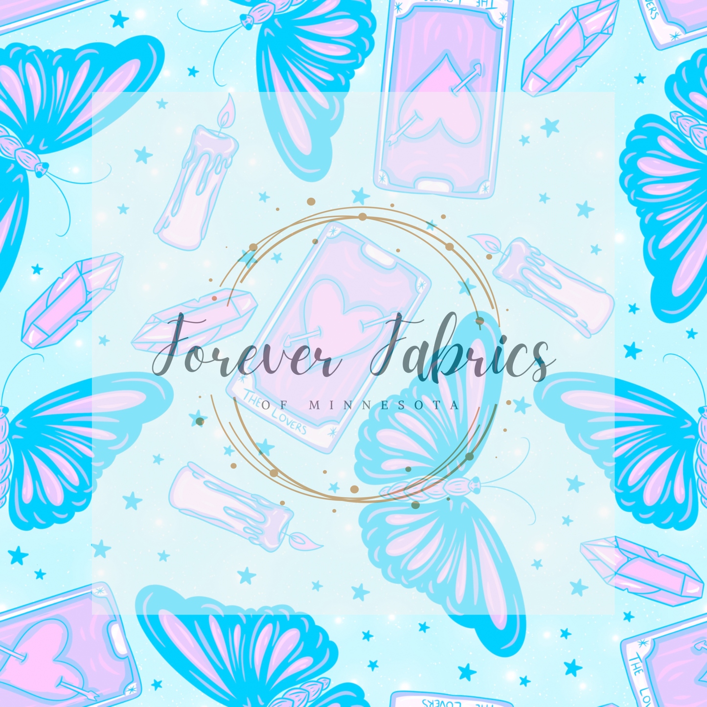 Witchy Blue . . . . (BH/ 24)| Preorder | Fabric By The Yard