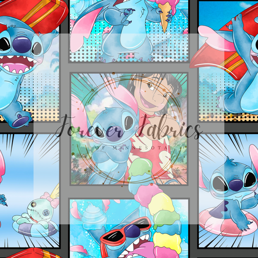 Gray Alien Comic  .  . . . .   . .  (BH/ 23). | Preorder | Fabric By The Yard