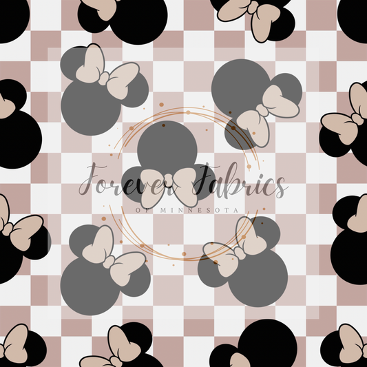 Mouse Ears Muted . . (BH/ 22) | Preorder | Fabric By The Yard