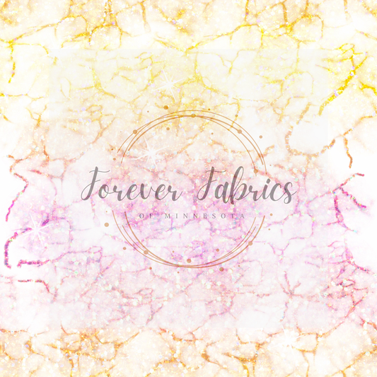 Rainbow Marble  Glitter 2. . .  (BH/ 23). | Preorder | Fabric By The Yard