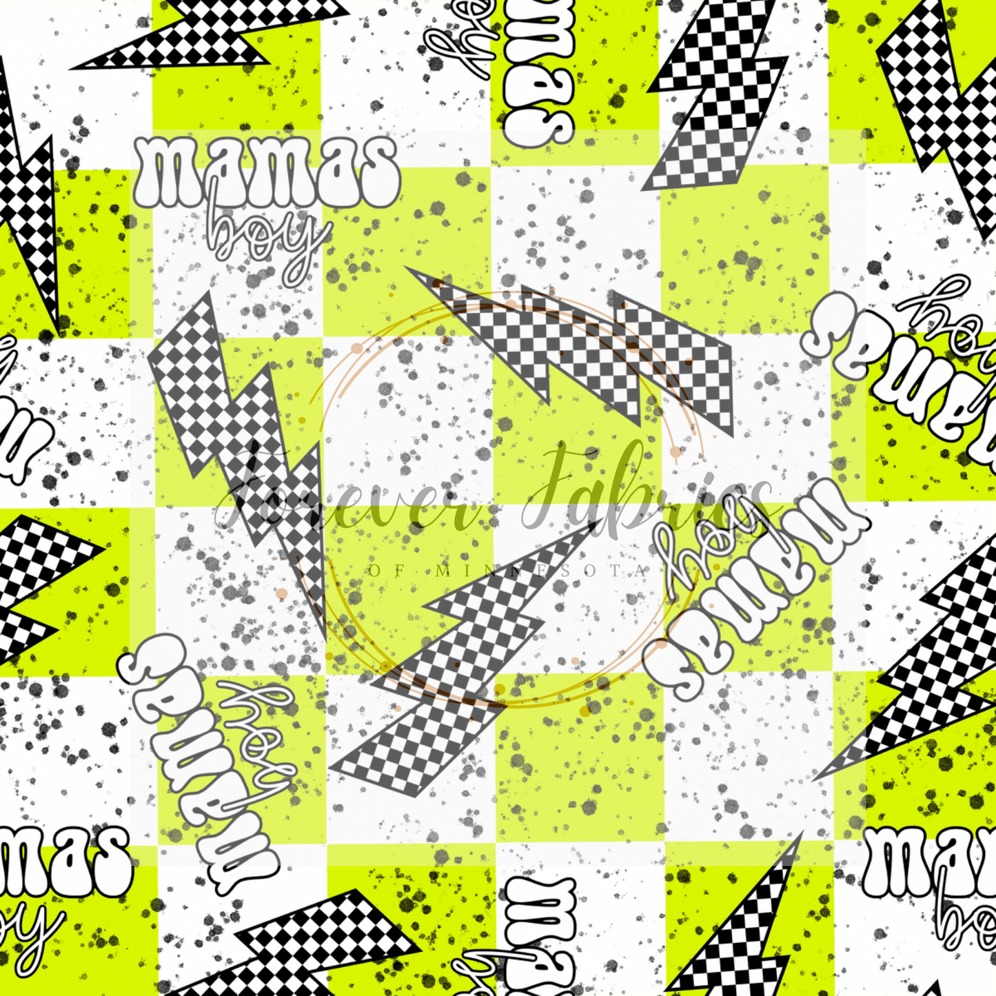 Mama’s Boy Green    .  . (BH/ 23) | Preorder | Fabric By The Yard