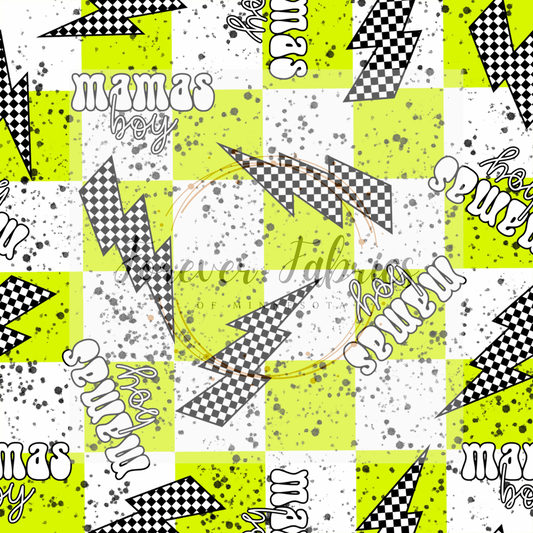 Mama’s Boy Green    .  . (BH/ 23) | Preorder | Fabric By The Yard