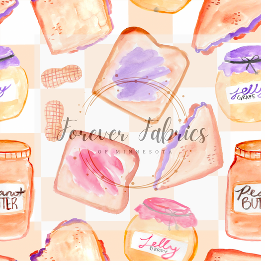 PBJ Check            .  . . . .   . .  (BH/ 23). | Preorder | Fabric By The Yard