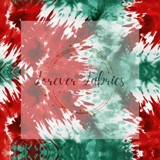 Christmas Tie Dye     . (BH/ 23). | Preorder | Fabric By The Yard