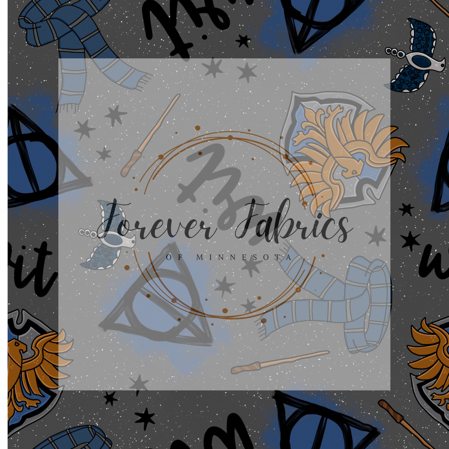 Raven Gray .   . . . . (BH/ 24)| Preorder | Fabric By The Yard