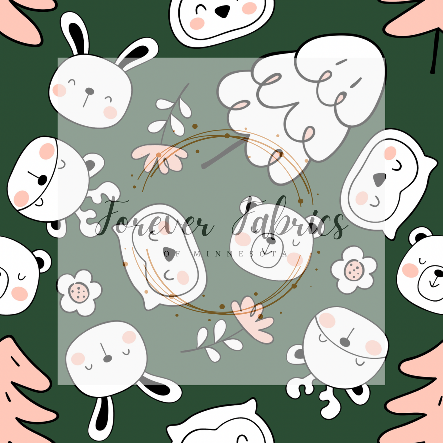 Forest Friends     .    .    . (BH/ 23) | Preorder | Fabric By The Yard