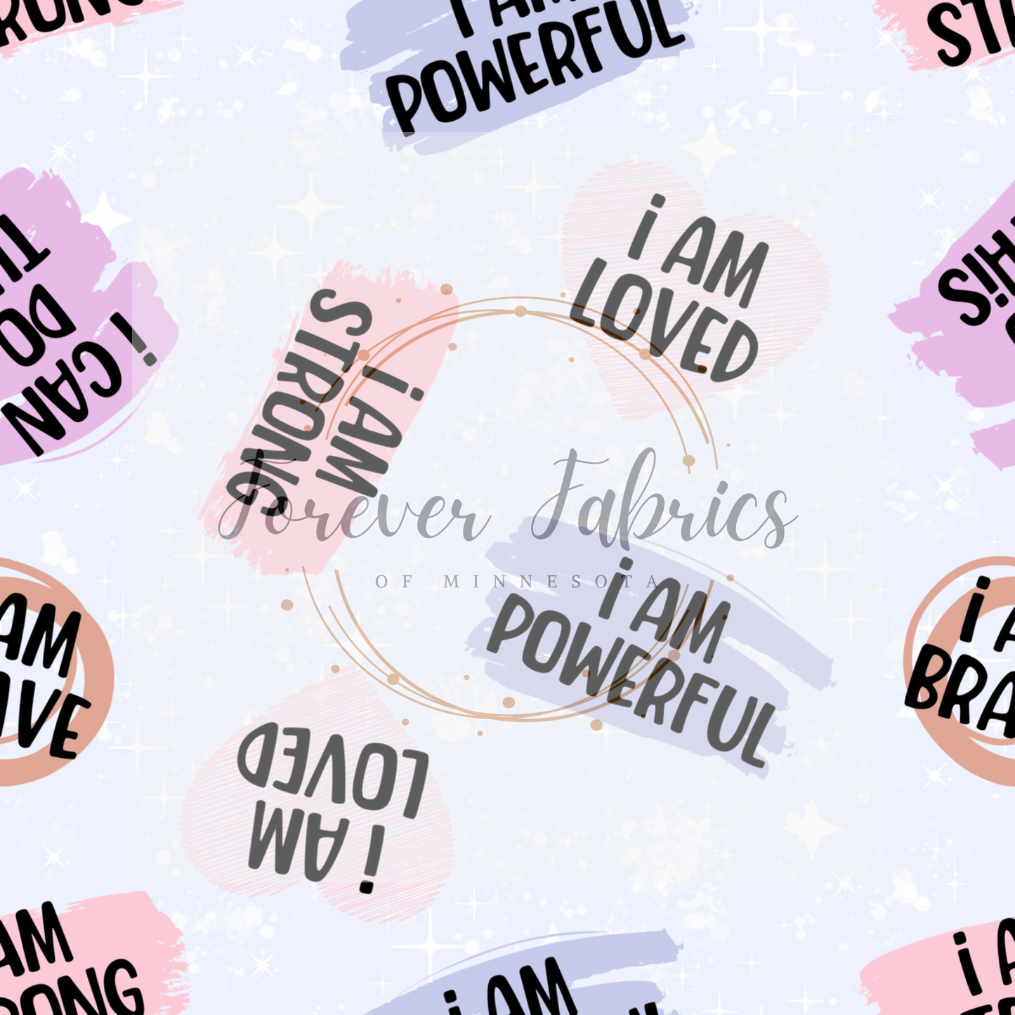 Affirmations     .  . (BH/ 23) | Preorder | Fabric By The Yard