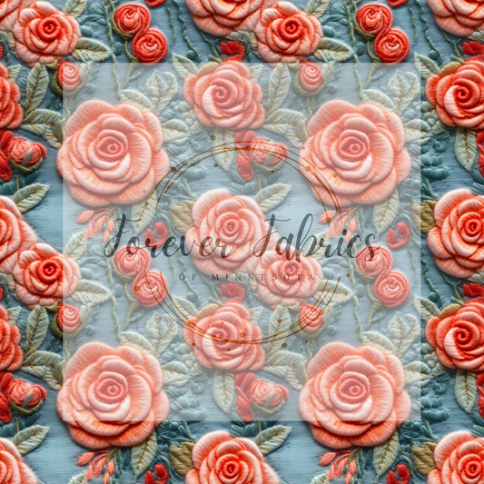 June    Birth Flowers . .  (BH/ 23). | Preorder | Fabric By The Yard