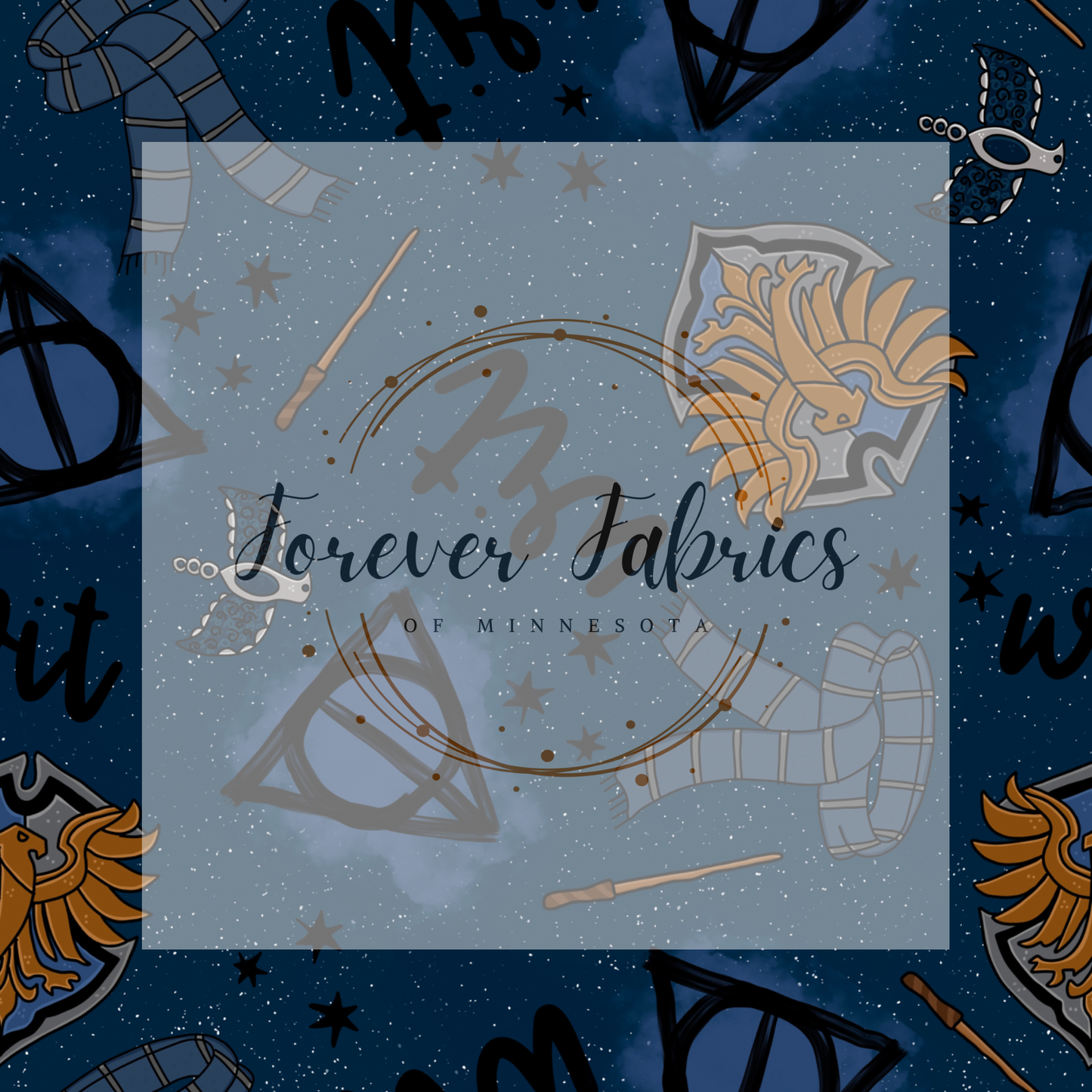 Raven Blue.   . . . . (BH/ 24)| Preorder | Fabric By The Yard