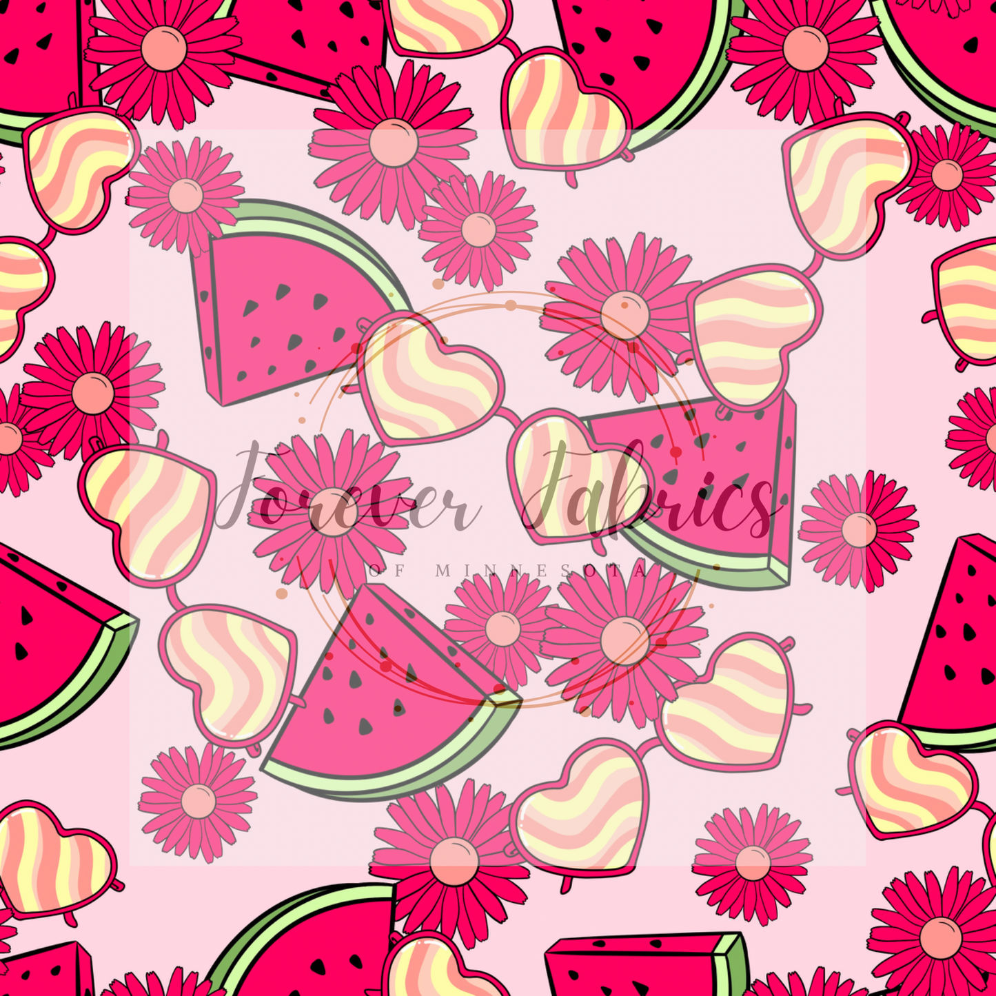 Watermelon    . (BH/ 23) | Preorder | Fabric By The Yard