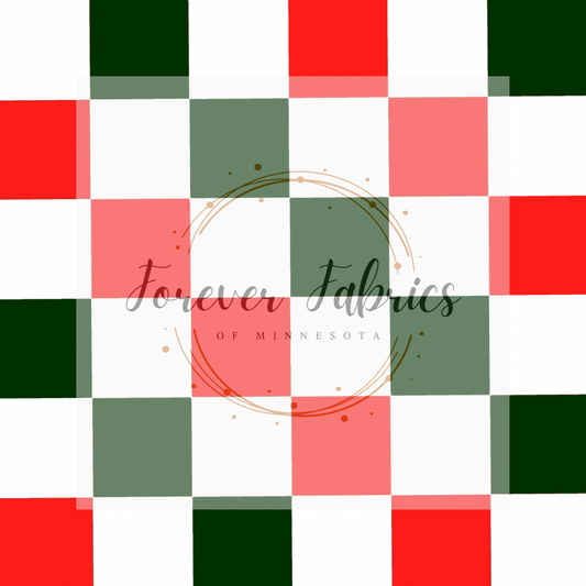 Christmas Checks 2 . (BH/ 23). | Preorder | Fabric By The Yard
