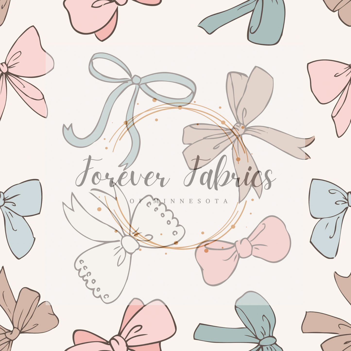 Boho Bows .    . (BH/ 22) | Preorder | Fabric By The Yard
