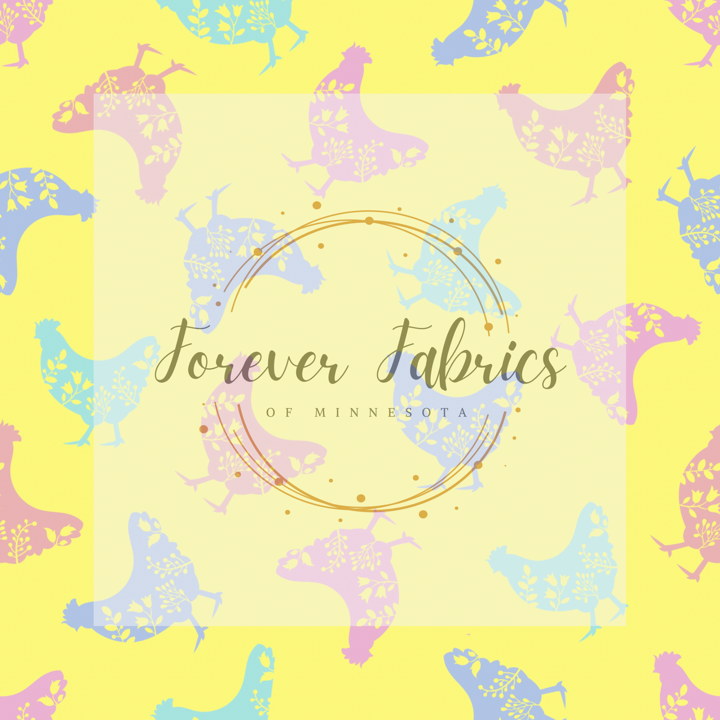 Yellow Chicken.    . (BH/ 23) | Preorder | Fabric By The Yard