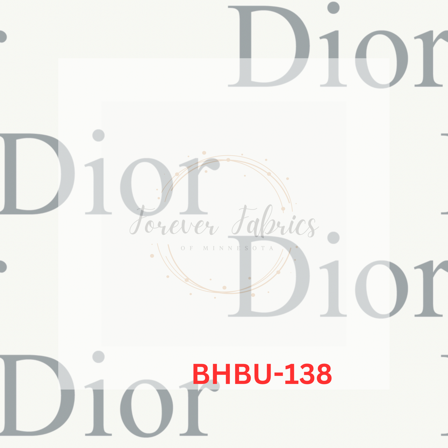 BHBU- 138   | Preorder | By The Yard
