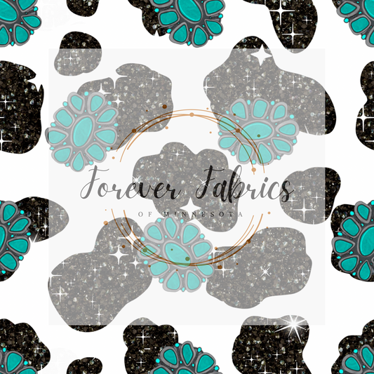 Cow Jewel  . . (BH/ 23). | Preorder | Fabric By The Yard