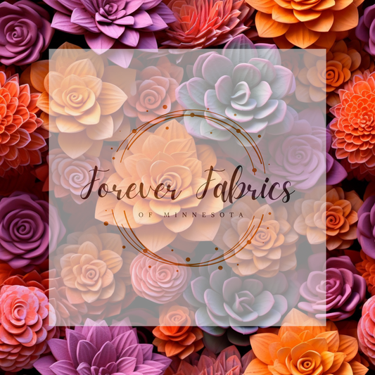 Succulent  . (BH/ 23). | Preorder | Fabric By The Yard