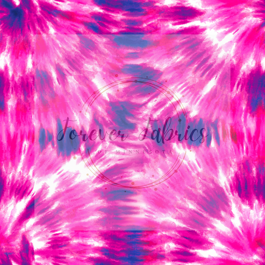 Pink  Tie Dye  | Preorder| By The Yard