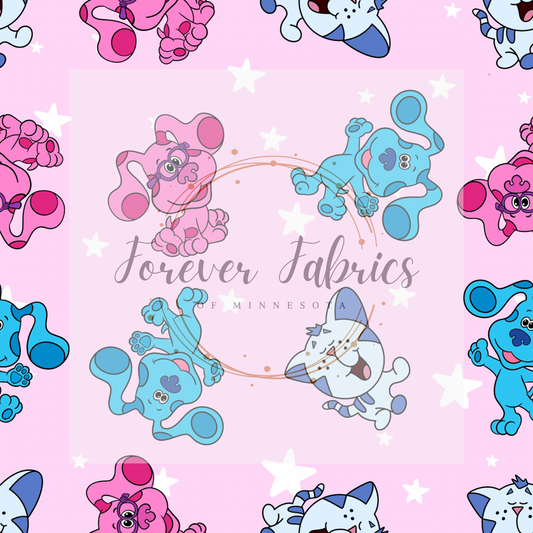 Blues Pink     . (BH/ 22) | Preorder | Fabric By The Yard
