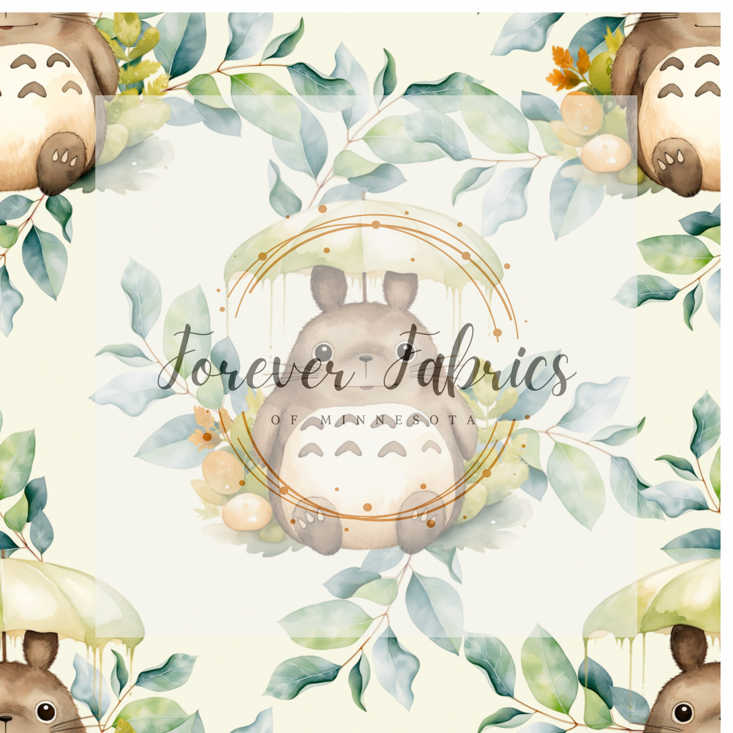 Totoro . .   . .  (BH/ 23). | Preorder | Fabric By The Yard