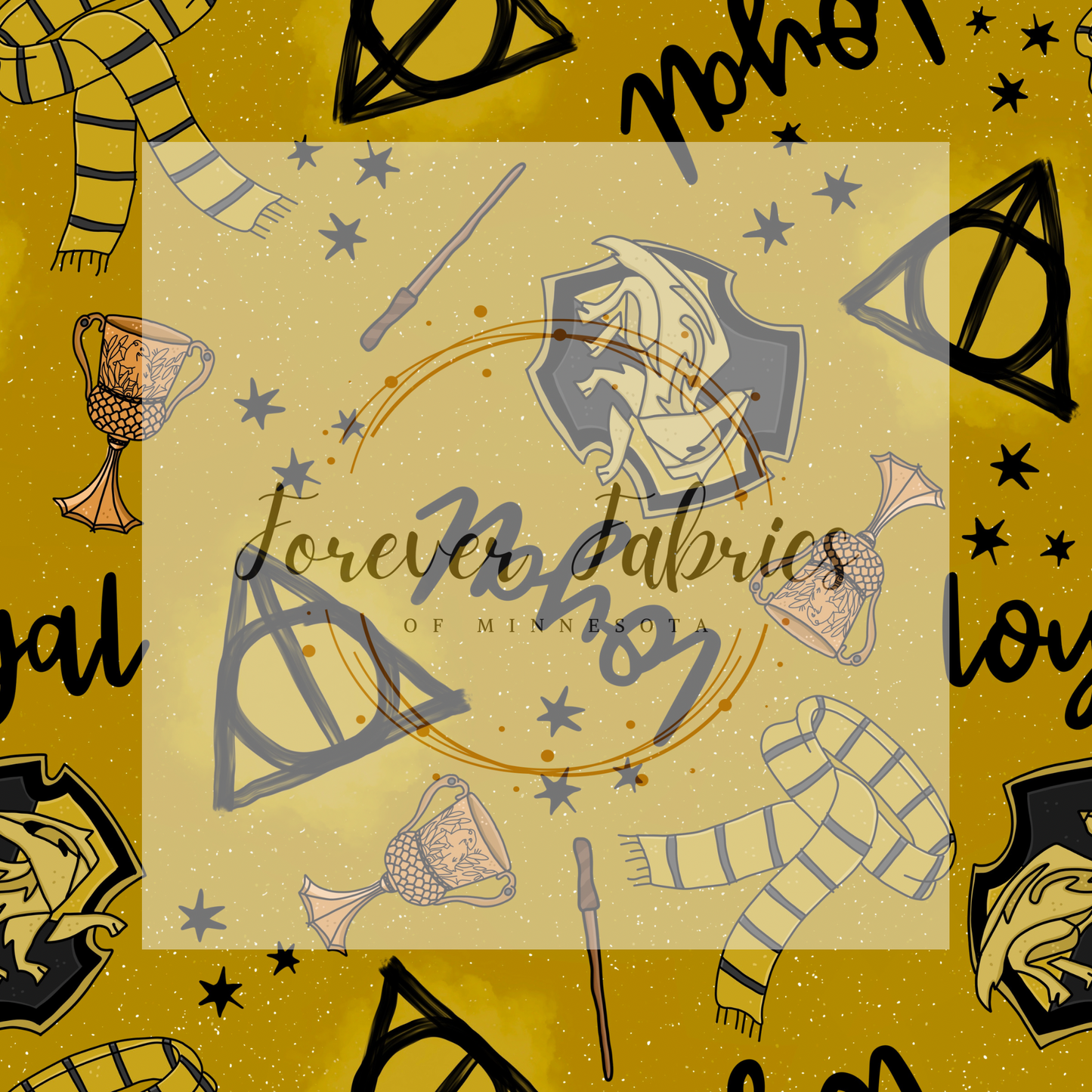 Huffle Yellow       . . . . (BH/ 24)| Preorder | Fabric By The Yard