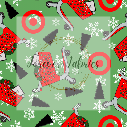 Christmas Shopping . . (BH/ 23). | Preorder | Fabric By The Yard