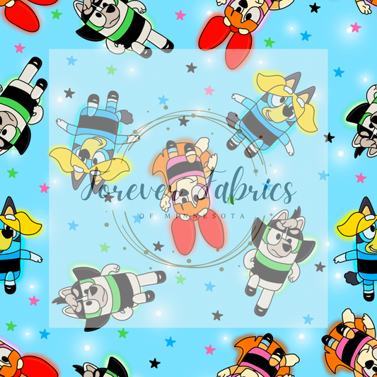 Blue Dog PPG .  . . (BH/ 24)| Preorder | Fabric By The Yard