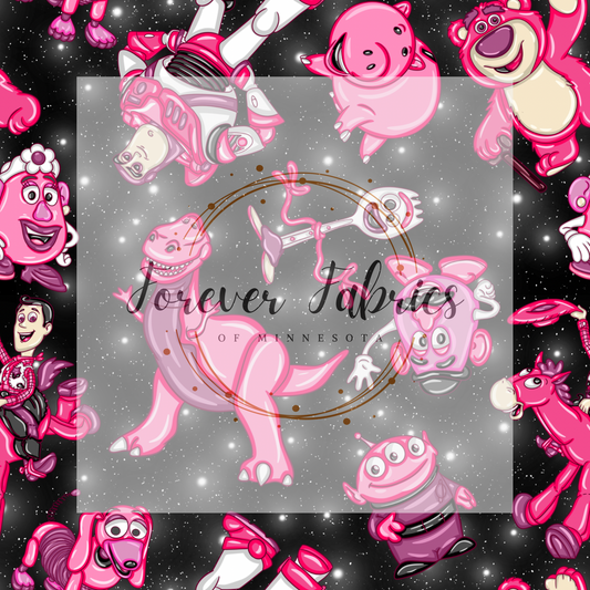 TS Pink  Black . . . . (BH/ 24)| Preorder | Fabric By The Yard