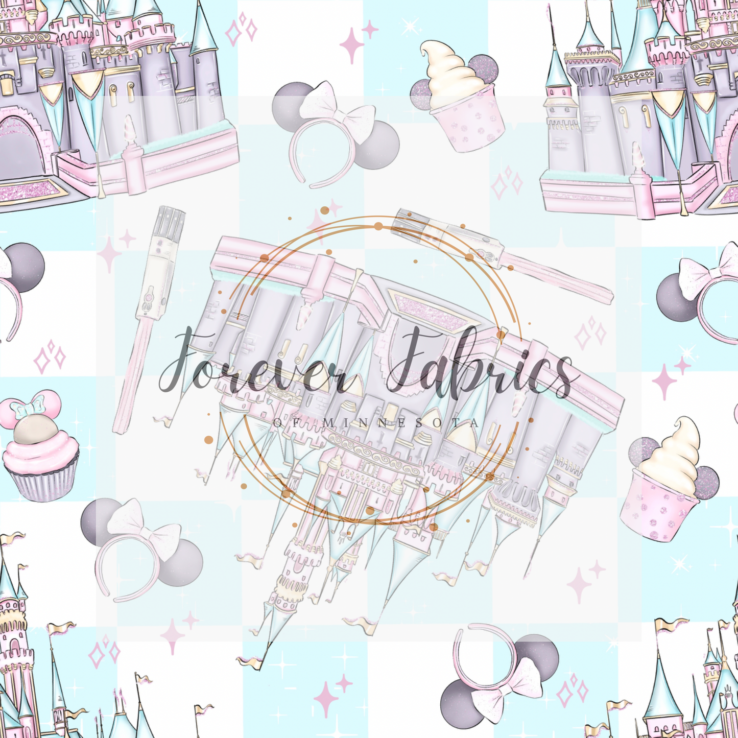 Magic Castle Check  . . (BH/ 23). | Preorder | Fabric By The Yard
