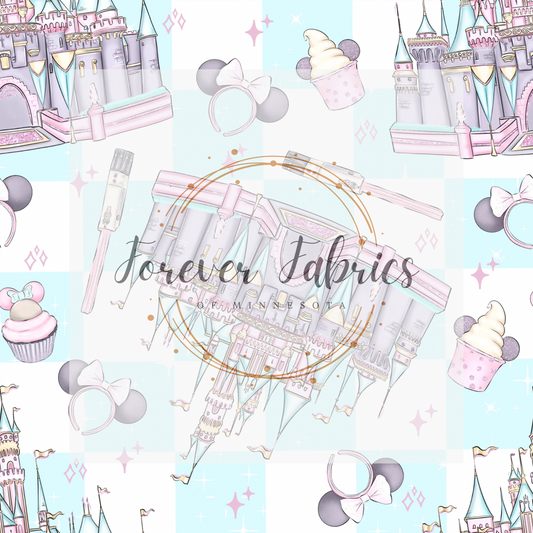 Magic Castle Check  . . (BH/ 23). | Preorder | Fabric By The Yard