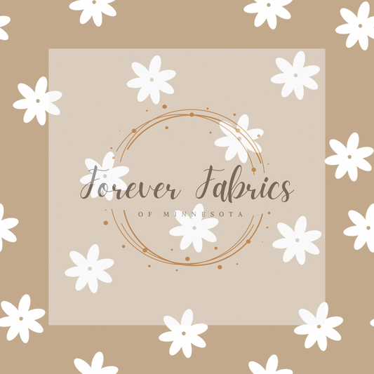 Brown Floral   . . (BH/ 24)| Preorder | Fabric By The Yard