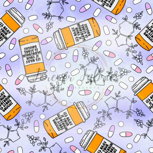 Serotonin Purple   (BH/ 24)| Preorder | Fabric By The Yard