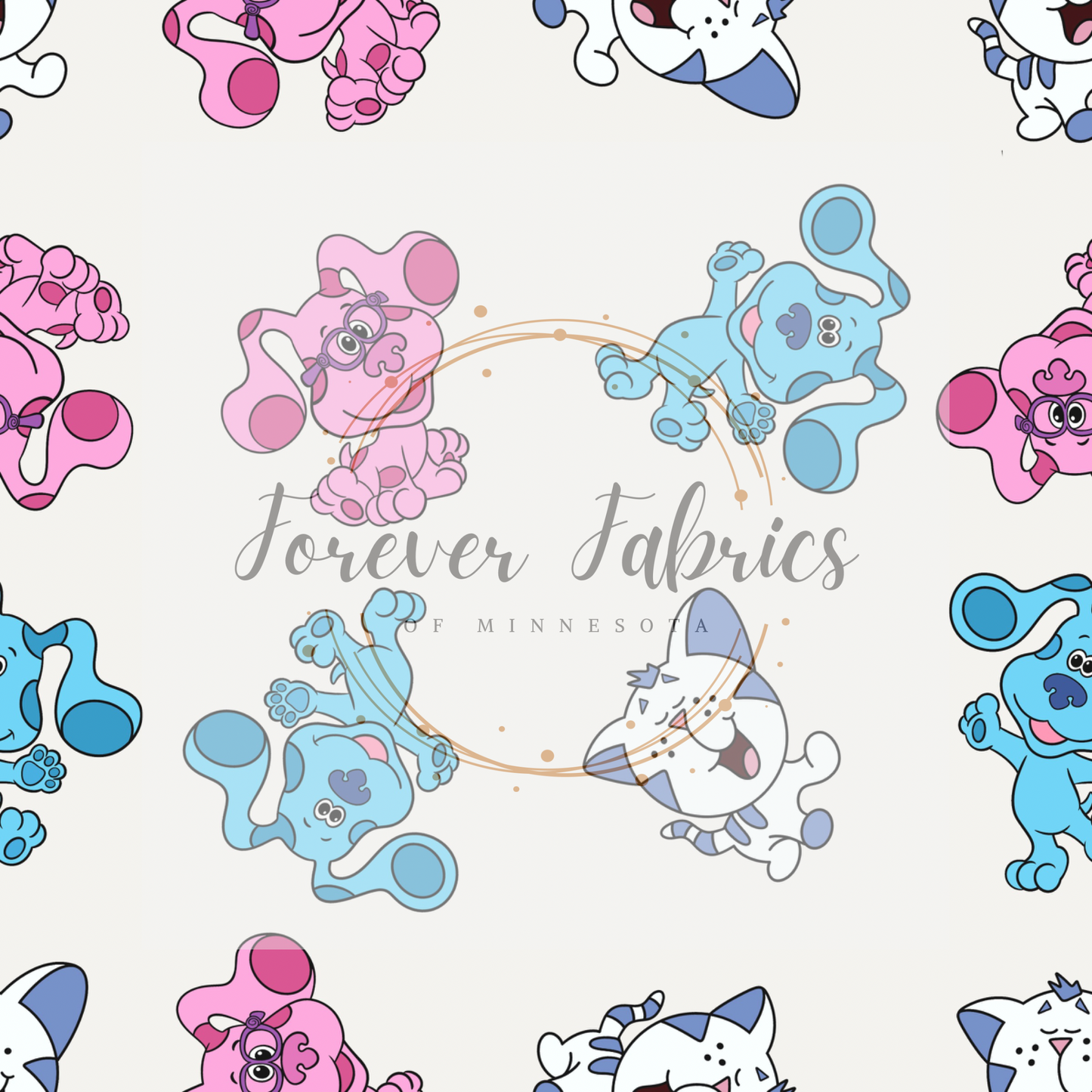 Blues Muted    . (BH/ 22) | Preorder | Fabric By The Yard