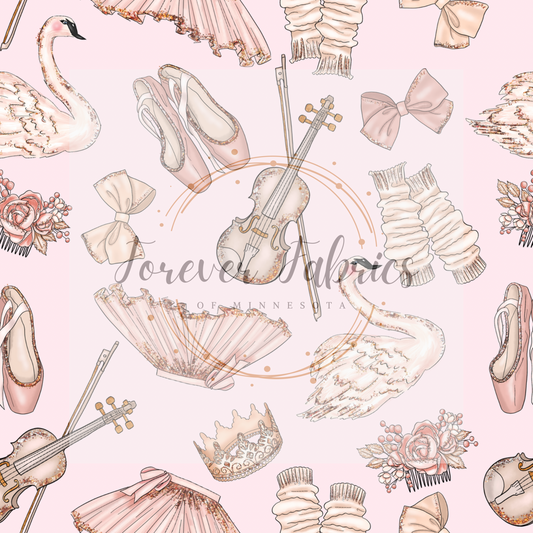 Ballet    . (BH/ 23) | Preorder | Fabric By The Yard
