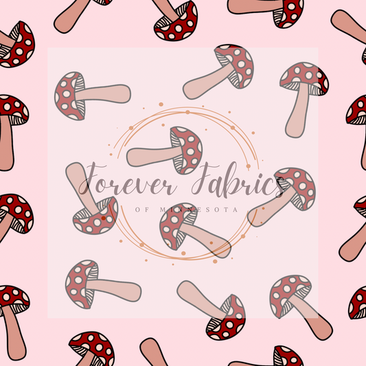 Mushrooms   .    .    . (BH/ 22) | Preorder | Fabric By The Yard