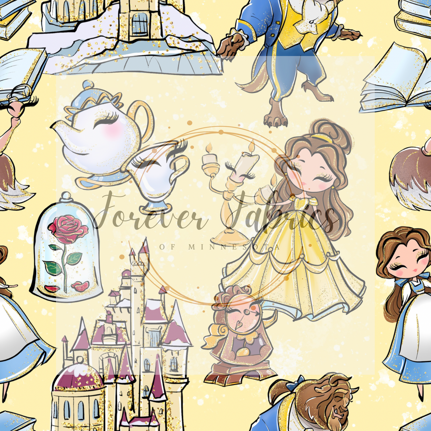 Belle Yellow   . (BH/ 22) | Preorder | Fabric By The Yard