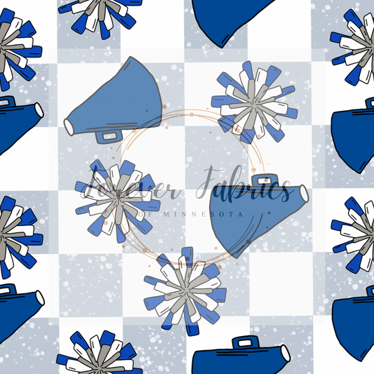 Cheer Blue     . (BH/ 23) | Preorder | Fabric By The Yard