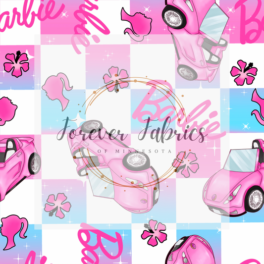 Malibu Pink Doll   . . (BH/ 23). | Preorder | Fabric By The Yard