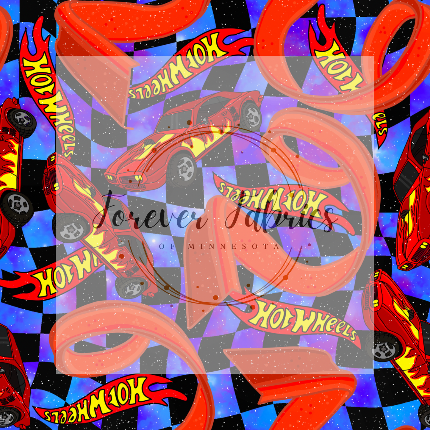 Hot Wheels Galaxy  Check . . . . (BH/ 24)| Preorder | Fabric By The Yard