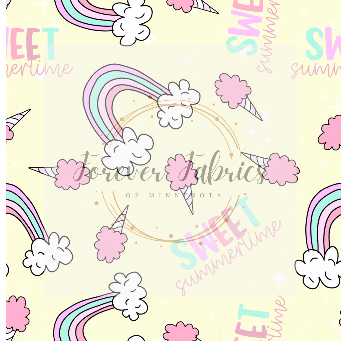 Sweet Summertime        . (BH/ 23) | Preorder | Fabric By The Yard