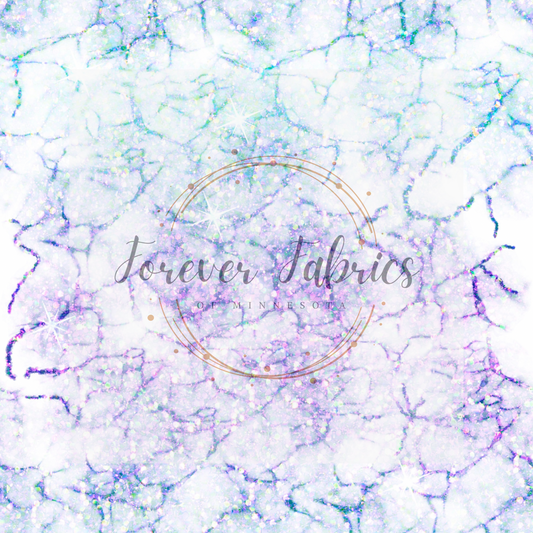 Rainbow Marble  Glitter 3 . .  (BH/ 23). | Preorder | Fabric By The Yard