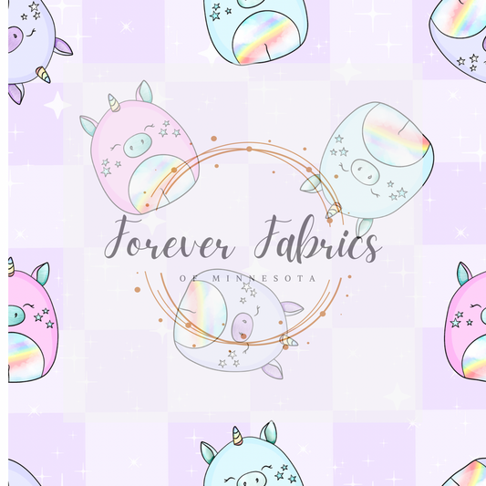 Unicorn Squish . . (BH/ 23). | Preorder | Fabric By The Yard