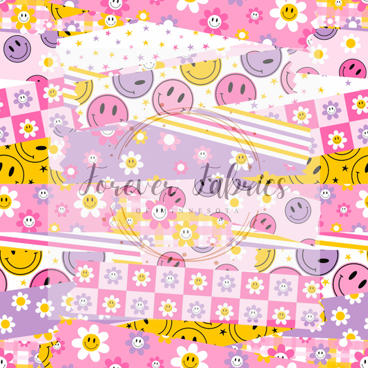 Smiley Brush   . (BH/ 23) | Preorder | Fabric By The Yard
