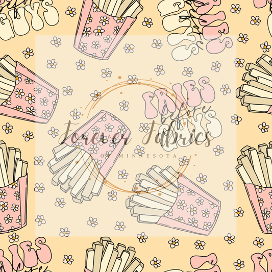 Fries Before Guys .  .  . . . .   . .  (BH/ 23). | Preorder | Fabric By The Yard