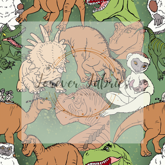 Dinosaur Green    . . (BH/ 22) | Preorder | Fabric By The Yard